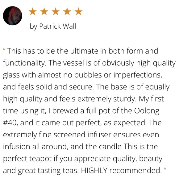 New Adagio Glass Concert Teapot - Picture 6 of 6